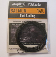  14 ft (4.3 m) polyleader salmon  24 lb (10.9 kg) fast sinking  Airflo